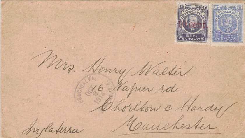 narrow red surcharge cover