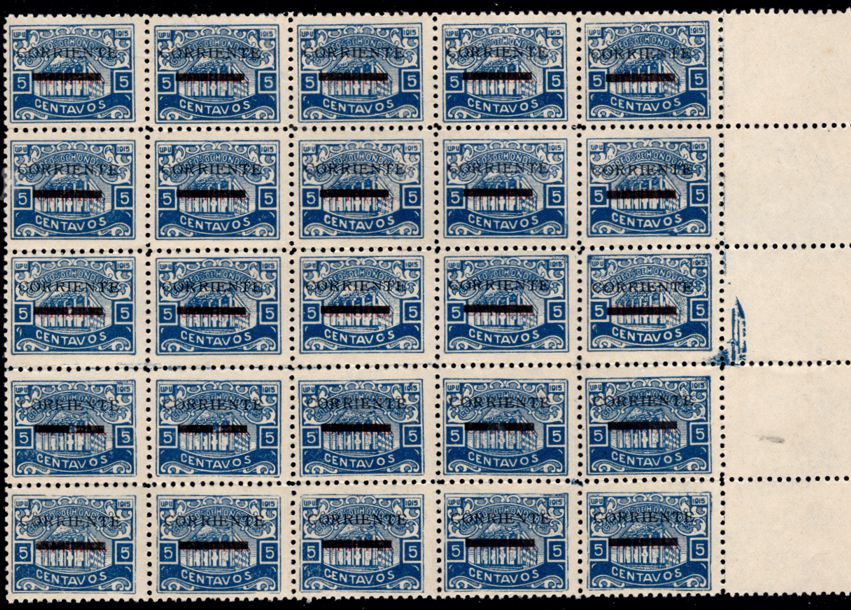 1918 corriente sheet