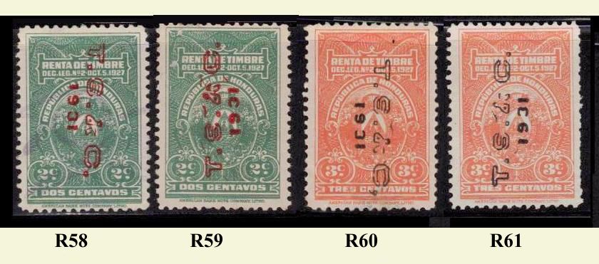 R58 to R61