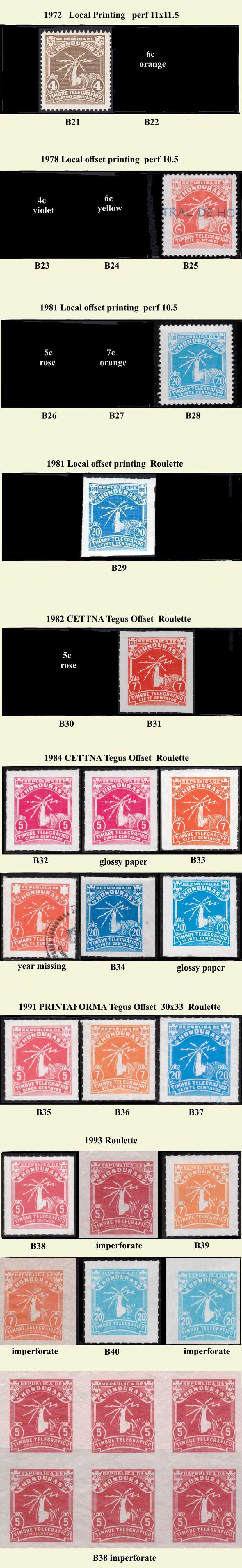 telegraph stamps after 1970